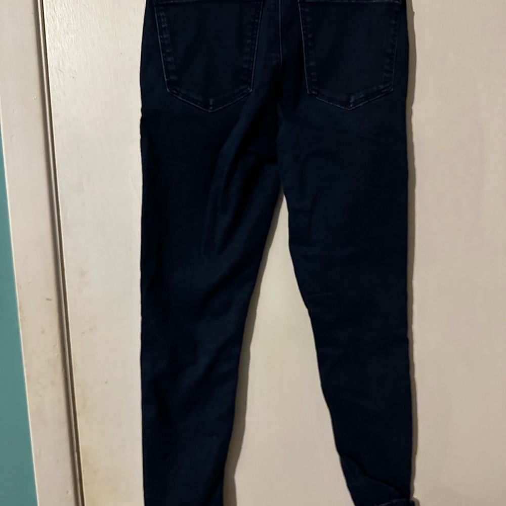 Topshop Petite Dark Blue Jeans